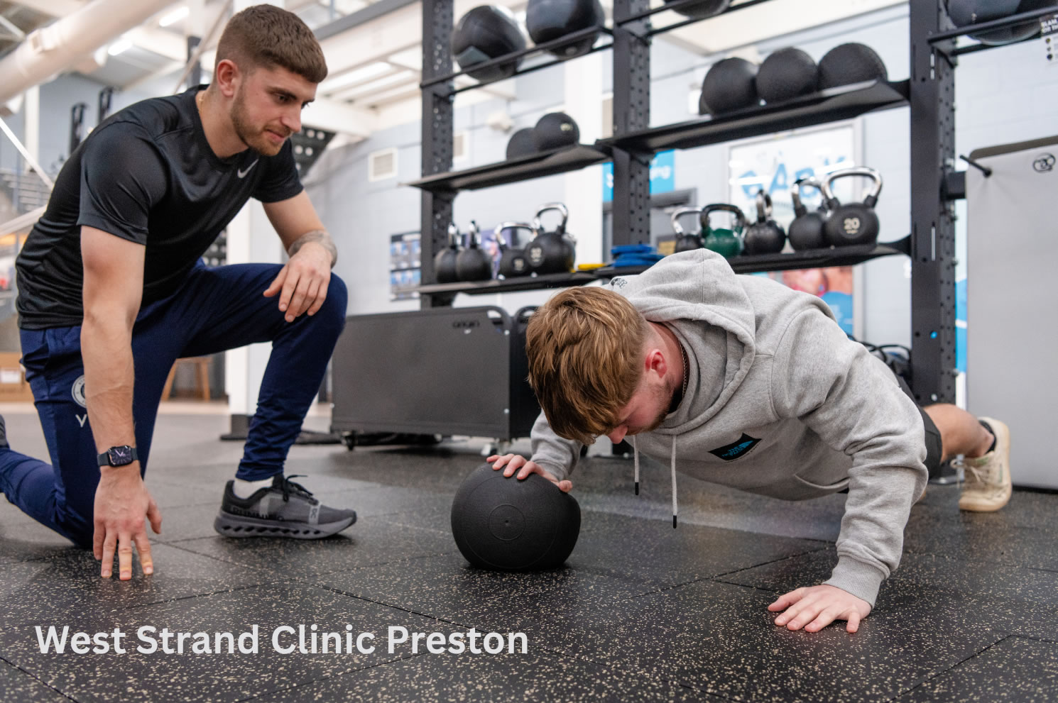 Dan gym floor sports therapy preston